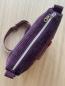 Preview: "Flickenwerk II mit Tasche" - AUBERGINE-PFLAUME